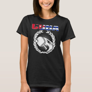 T-shirt Cuba Ping Pong Cubain Table Tennis Team Supporter