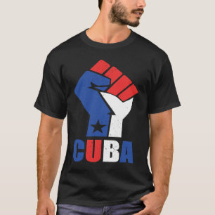 T-shirt Cuba soutient le peuple cubain