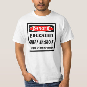 T-shirt Cubain américain instruit.