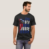 T-shirt Cuban American Flag  Cuba USA Pride (Devant entier)