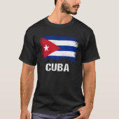 T-shirt Cuban Flag Cuba 1 (Devant)