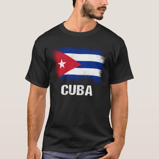 T-shirt Cuban Flag Cuba 1 (Devant)