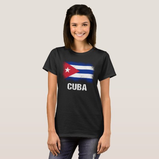 T-shirt Cuban Flag Cuba 1 (Devant entier)