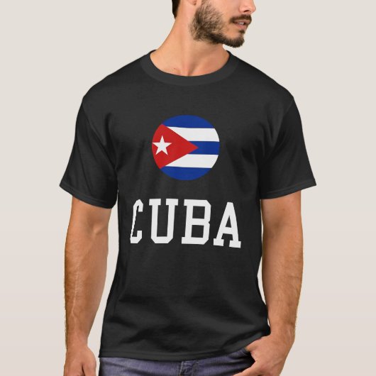 T-shirt Cuban Flag Cuba Pride Cuba Travel Proud Cuban Cuba (Devant)