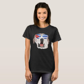 T-shirt Cuban Flag Great Pyrenee Dog Cuba Pocket (Devant entier)