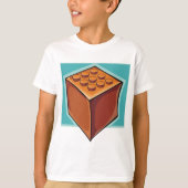 T-shirt Cube Brown (Devant)
