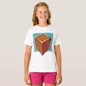 T-shirt Cube Brown (Devant entier)