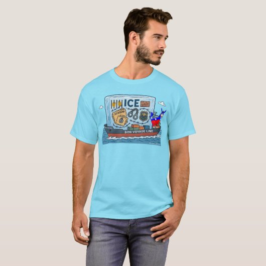 T-shirt Cube de glace (Devant entier)
