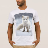 T-shirt Cube de renard arctique (Devant)