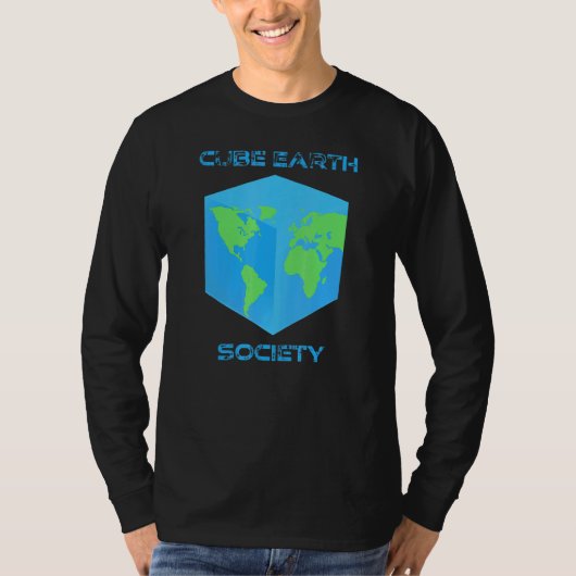 T-shirt Cube Earth Society (Devant)