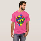 T-shirt Cube magique pour femmes. (Devant entier)