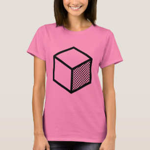 T-shirt Cube - Noir dans la lumière