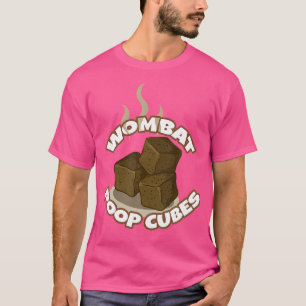 T-shirt Cubes de poop Wombat