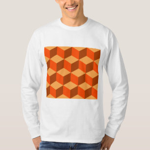 T-shirt Cubes orange