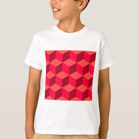 T-shirt Cubes rouges (Devant)