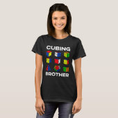 T-shirt Cubing Brother Speedcuing Speedsolution Cuber (Devant entier)