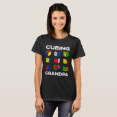 T-shirt Cubing Grandpa Speedcubing Speedsolving Cuber (Devant entier)
