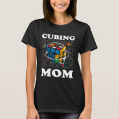 T-shirt Cubing Maman Speed Cubing Math (Devant)