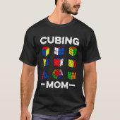 T-shirt Cubing Maman Speedcuing Speedsolution Cuber (Devant)