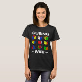 T-shirt Cubing Wife Speedcubing Speedsolving Cuber (Devant entier)
