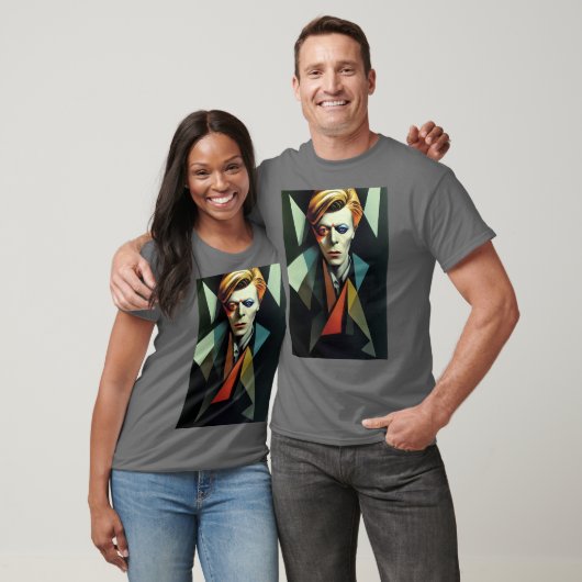 T-shirt Cubist Bowie (Unisexe)