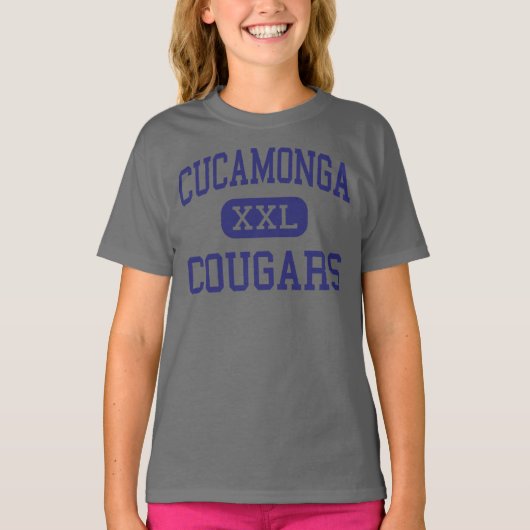 T-shirt Cucamonga Cougars Middle Rancho Cucamonga (Devant)
