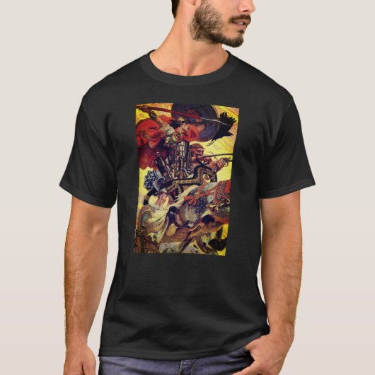 T-shirt Cuchulain en bataille (Devant)