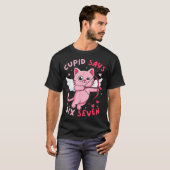 T-shirt Cud dit 67 Six Seven Mème Chat Mignon Saint-Valent (Devant entier)