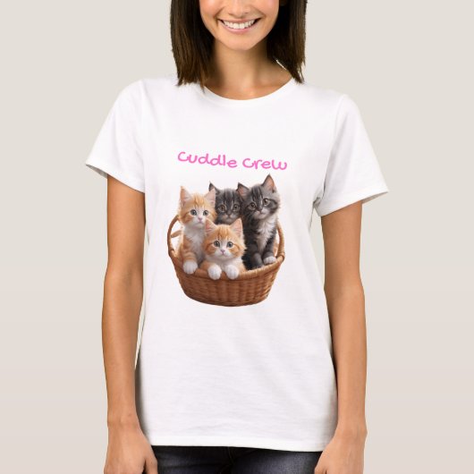 T-shirt Cuddle Crew Kitten (Devant)