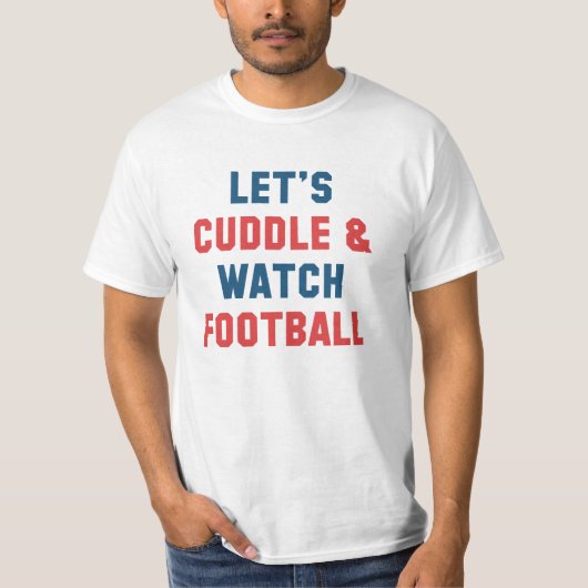 T-shirt Cuddle Et Football (Devant)