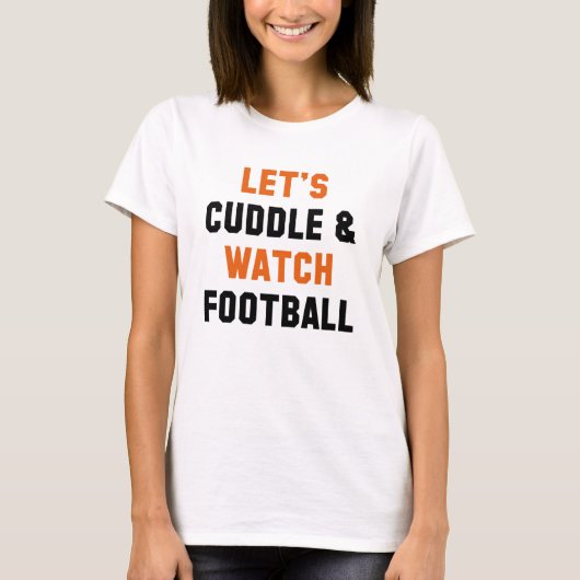 T-shirt Cuddle Et Football (Devant)