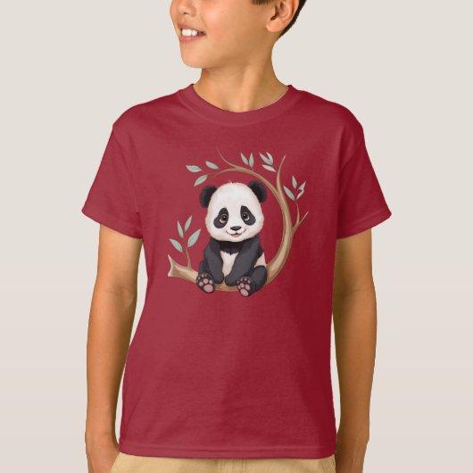 T-shirt Cuddly Baby Panda – Tree Branch Charm Tee (Devant)