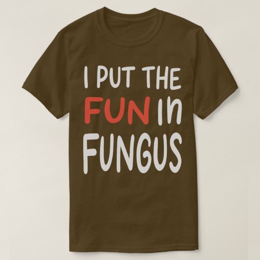 T-shirt cueillette de champignons (Design devant)