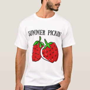 T-shirt cueillette de fraises, cueillette de fruits, cueil