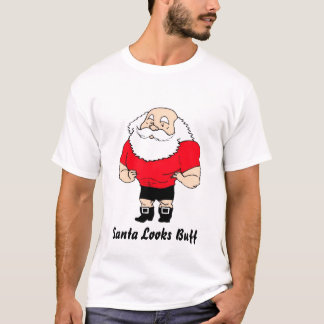 T-shirt Cuir épais de regards de Père Noël