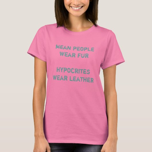 T-shirt cuir moyen d'usage de furhypocrites d'usage de (Devant)