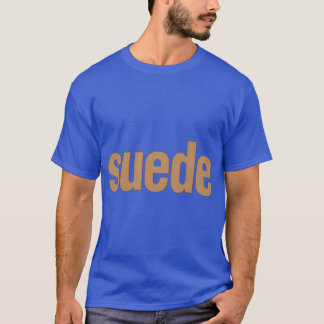 T-shirt Cuir suédé rétro