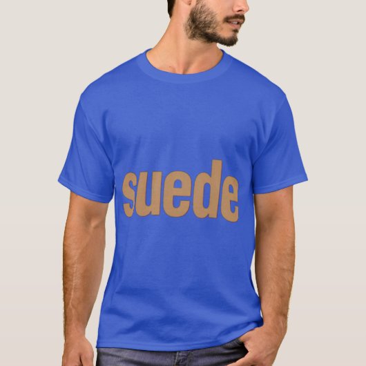 T-shirt Cuir suédé rétro (Devant)