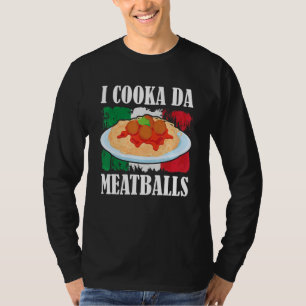 T-shirt Cuire la boulette de viande Slang italien tendance