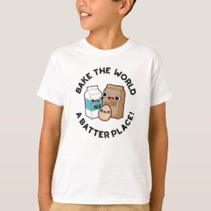 T-shirt Cuire Le Monde Un Bateau Place Drôle Pun À Cuisson