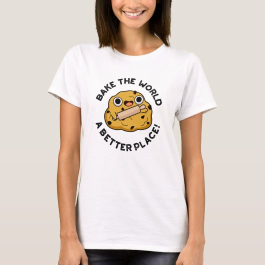 T-shirt Cuire Le Monde Un Meilleur Endroit De Poulet Dur P (Devant)
