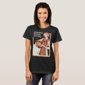 T-SHIRT CUIRE PARCE QUE LE MEURTRE EST UN MAUVAIS SLOGAN A (Devant entier)