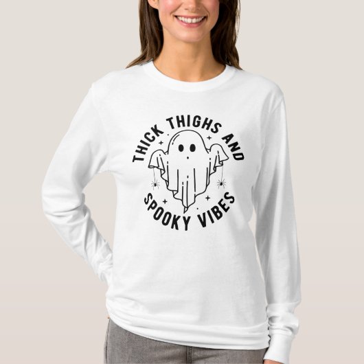 T-shirt "Cuirs Épais Et Vibes Éffrayantes" (Devant)