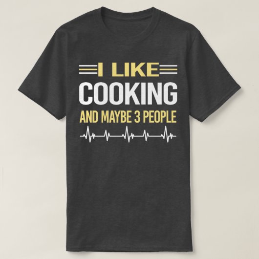 T-shirt cuisine 3 personnes (Design devant)