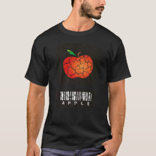 T-shirt Cuisine alimentaire Foodie Pomme dégoûtée