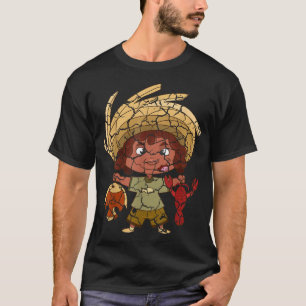T-shirt Cuisine alimentaire Pêcheur fourré