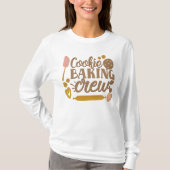 T-shirt Cuisine Baking Crew Cuisine Ustensiles Noël (Devant)
