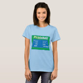 T-shirt Cuisine chauffante Pickleball (Devant entier)