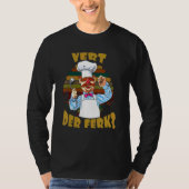T-shirt Cuisine Chef Vert Der Ferk Tee (Devant)