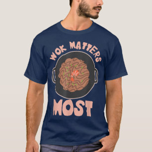 T-shirt cuisine chinoise asiatique wok cuisine nourriture 